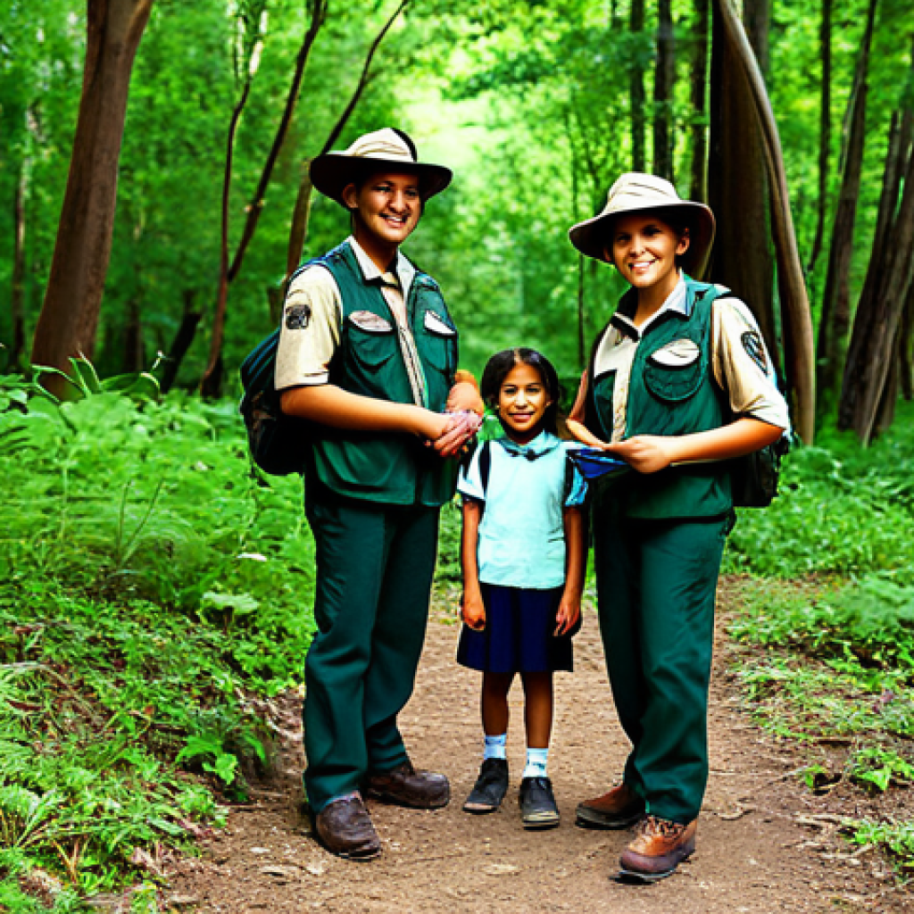 숲교육 커리큘럼을 위한 파트너십 구축 - Nature Education Partnership**
"A group of children fully clothed in appropriate attire, participat...